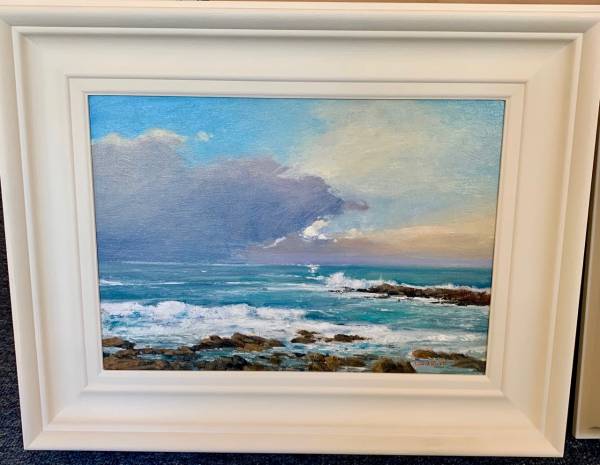 - Oil on Board, Painting by David Rust, measuring 29 x 41 cm (H x W) framed at 48 x 60 cm £580